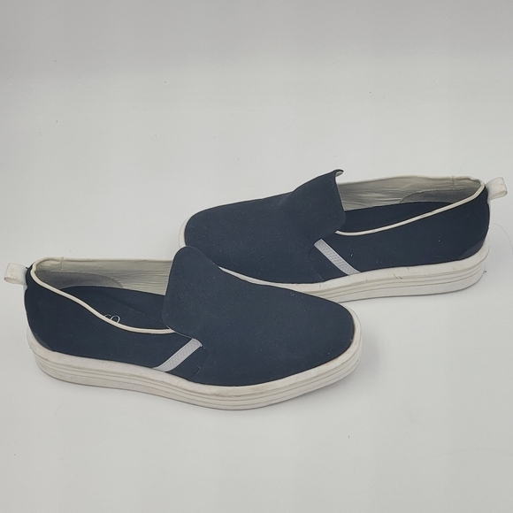 Franco Sarto Womens Black Canvas Maldives Slip-On Sneaker Size 7 - Picture 11 of 11